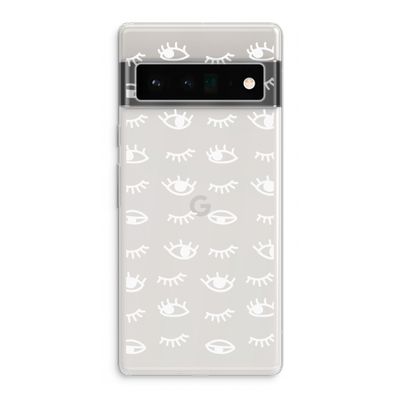 Eye pattern #3: Google Pixel 6 Pro Transparant Hoesje