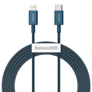 Baseus Superior-serie USB-C / Lightning-kabel - 2m, 20W (Geopende verpakking - Bulkverpakking) - Blauw