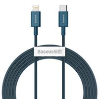 Baseus Superior-serie USB-C / Lightning-kabel - 2m, 20W (Geopende verpakking - Bulkverpakking) - Blauw