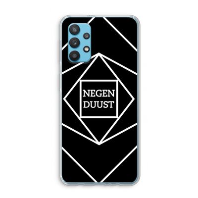 Negenduust geometrisch: Samsung Galaxy A32 4G Transparant Hoesje
