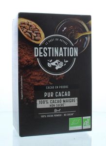 Destination Cacao 100% mager 10-12% bio (250 gr)