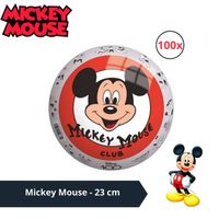 Bal - Voordeelverpakking - Mickey Mouse - 23 cm - 100 stuks - thumbnail