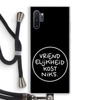 Vriendelijkheid: Samsung Galaxy Note 10 Plus Transparant Hoesje met koord