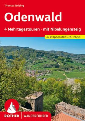 Wandelgids Odenwald Mehrtagestouren mit Nibelungensteig | Rother Bergverlag