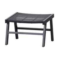 Woood Puk hocker Zwart