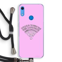Home Is Where The Wifi Is: Huawei Y6s Transparant Hoesje met koord