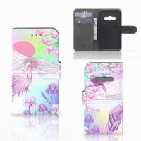 Samsung Galaxy Xcover 3 | Xcover 3 VE | Telefoonhoesje | Met pasjeshouder | Bird