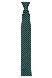 OLYMP Krawatte Stropdas groen/zwart, Horizontale strepen