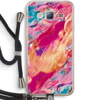 Pastel Echoes: Samsung Galaxy J3 (2016) Transparant Hoesje met koord