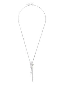 TASAKI collier en or blanc 18ct orné de perles Akoya et de diamants - Argent