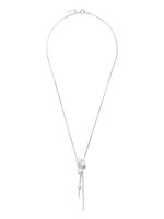 TASAKI collier en or blanc 18ct orné de perles Akoya et de diamants - Argent