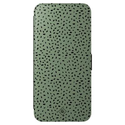 Samsung Galaxy A56 flipcase - Green confetti