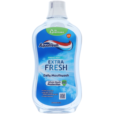 Aquafresh Extra Fresh Mint Mondwater - 500 ml