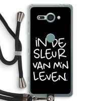 De Sleur: Sony Xperia XZ2 Compact Transparant Hoesje met koord