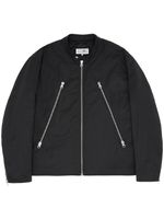 MM6 Maison Margiela veste bomber à capuche - Noir - thumbnail