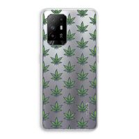 Weed: Oppo A94 5G Transparant Hoesje