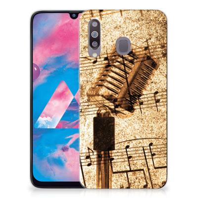 Samsung Galaxy M30 | Siliconen hoesje | met foto Bladmuziek Samsung Galaxy M30 | Siliconen hoesje | met foto Bladmuziek