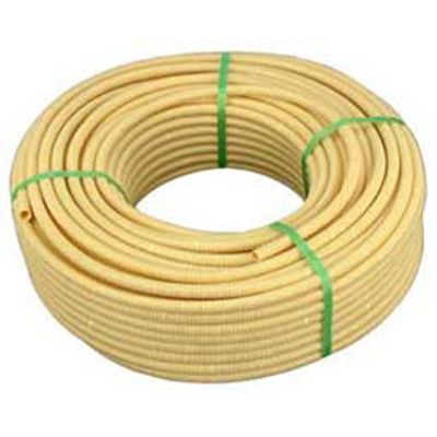 Flexibele buis 19m creme rol 100 meter Attema