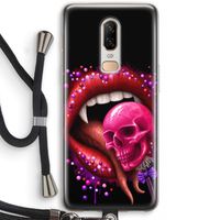 Dodelijk zoet: OnePlus 6 Transparant Hoesje met koord