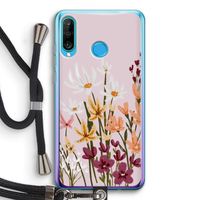 Painted wildflowers: Huawei P30 Lite Transparant Hoesje met koord