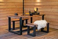 Teak dinnerset Wellington