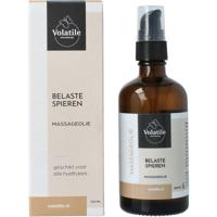 Volatile massageolie belaste spieren