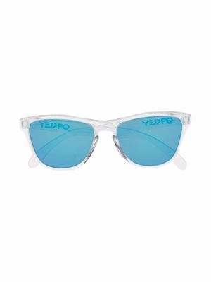 Oakley lunettes de soleil Frogskins à monture papillon - Blanc