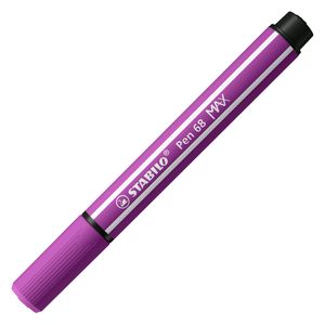 STABILO Pen 68 MAX Viltstift Met Dikke Beitelpunt Lila