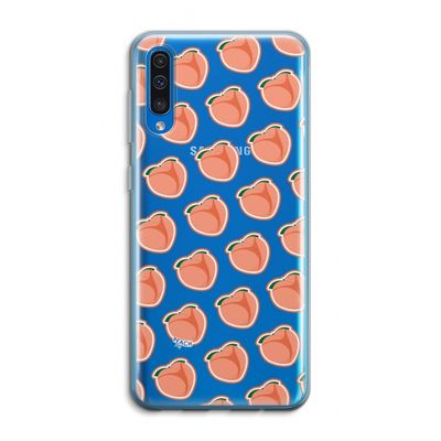 Just peachy: Samsung Galaxy A50 Transparant Hoesje