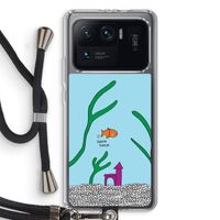 Aquarium: Xiaomi Mi 11 Ultra Transparant Hoesje met koord Aquarium: Xiaomi Mi 11 Ultra Transparant Hoesje met koord