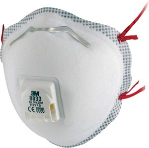 3M Stofmasker | FFP3 / V R D | met uitademventiel | 10 stuks - 7100057145 - 7100057145