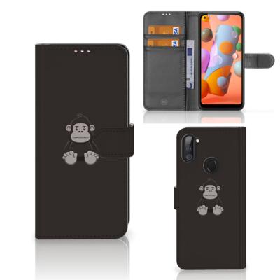 Samsung Galaxy M11 | A11 Leuk Hoesje Gorilla | Portemonnee hoesje