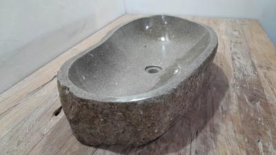 Riviersteen waskom RXXL2503812, 82x43x15 cm