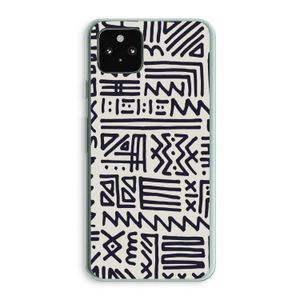 Marrakech print: Google Pixel 5a 5G Transparant Hoesje