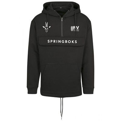 Rugby Vintage - Springboks Anorak Hoodie - Zwart