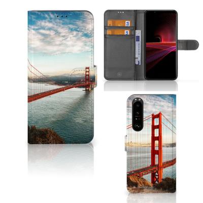 Sony Xperia 1 III | Flip Cover | Golden Gate Bridge