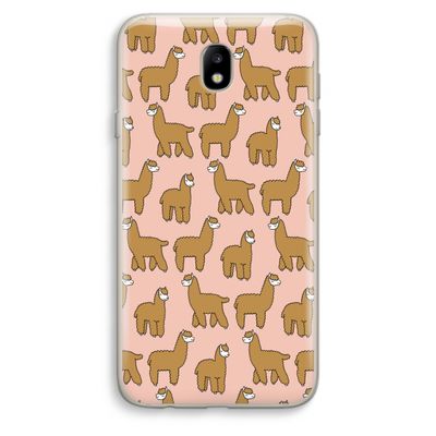 Alpacas: Samsung Galaxy J7 (2017) Transparant Hoesje