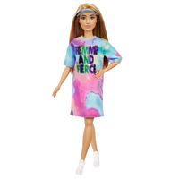 Mattel Fashionistas #159 - Tie-Dye T-Shirt Dress pop Mattel Fashionistas #159 - Tie-Dye T-Shirt Dress pop