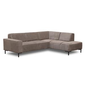 Haluta Hoekbank Breda - 262 x 195 x 83 cm - Bruin - Rechts