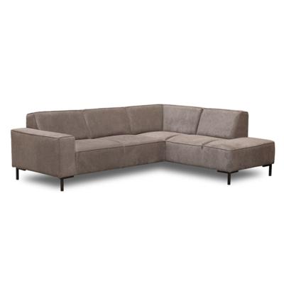 Haluta Hoekbank Breda - 262 x 195 x 83 cm - Bruin - Rechts