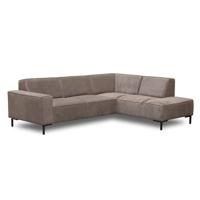 Haluta Hoekbank Breda - 262 x 195 x 83 cm - Bruin - Rechts