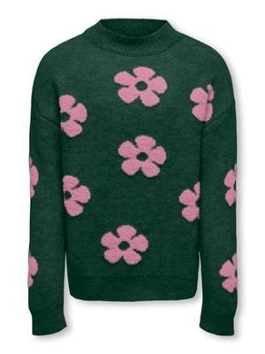 Kids ONLY winter sweater meisjes - groen - KogNaja - regular fit, gebreid