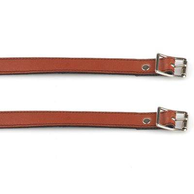 Petrie spoorriem cognac