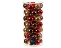 Kerstbal glas d6 cm ass 49st I kerst - Decoris