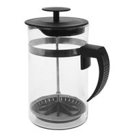 Cafetiere French Press koffiezetter RVS 1 liter - thumbnail