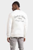 Quotrell Atelier Milano Sweater Heren Wit - Maat S - Kleur: WitBruin | Soccerfanshop - thumbnail