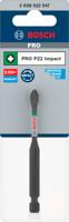 Bosch Accessoires PRO Pozidriv slagschroefbit | PZ2 | 90 mm - 2608522547