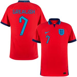 Engeland Dri Fit ADV Match Shirt Uit 2022-2023 + Grealish 7