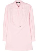 DSQUARED2 robe à col plastron - Rose