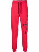 Philipp Plein pantalon de jogging à logo - Rouge